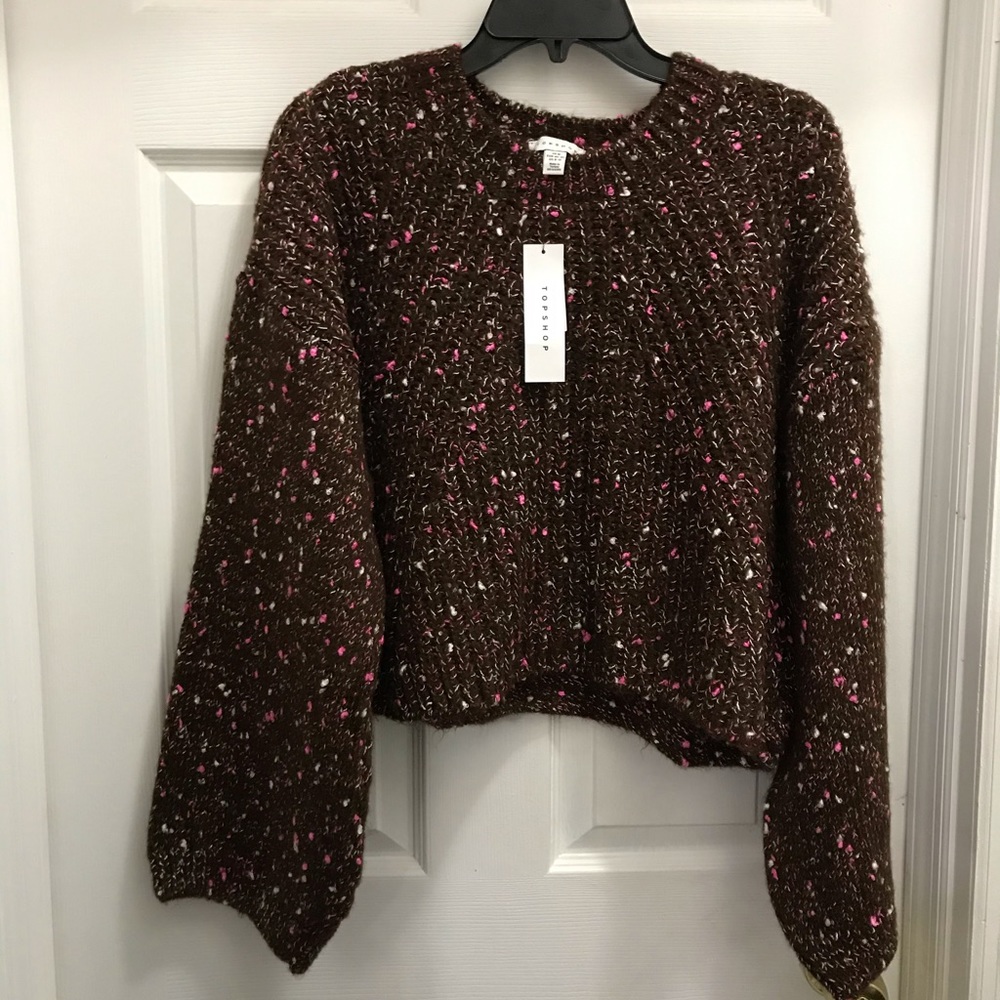 Chevron Crop Sweater